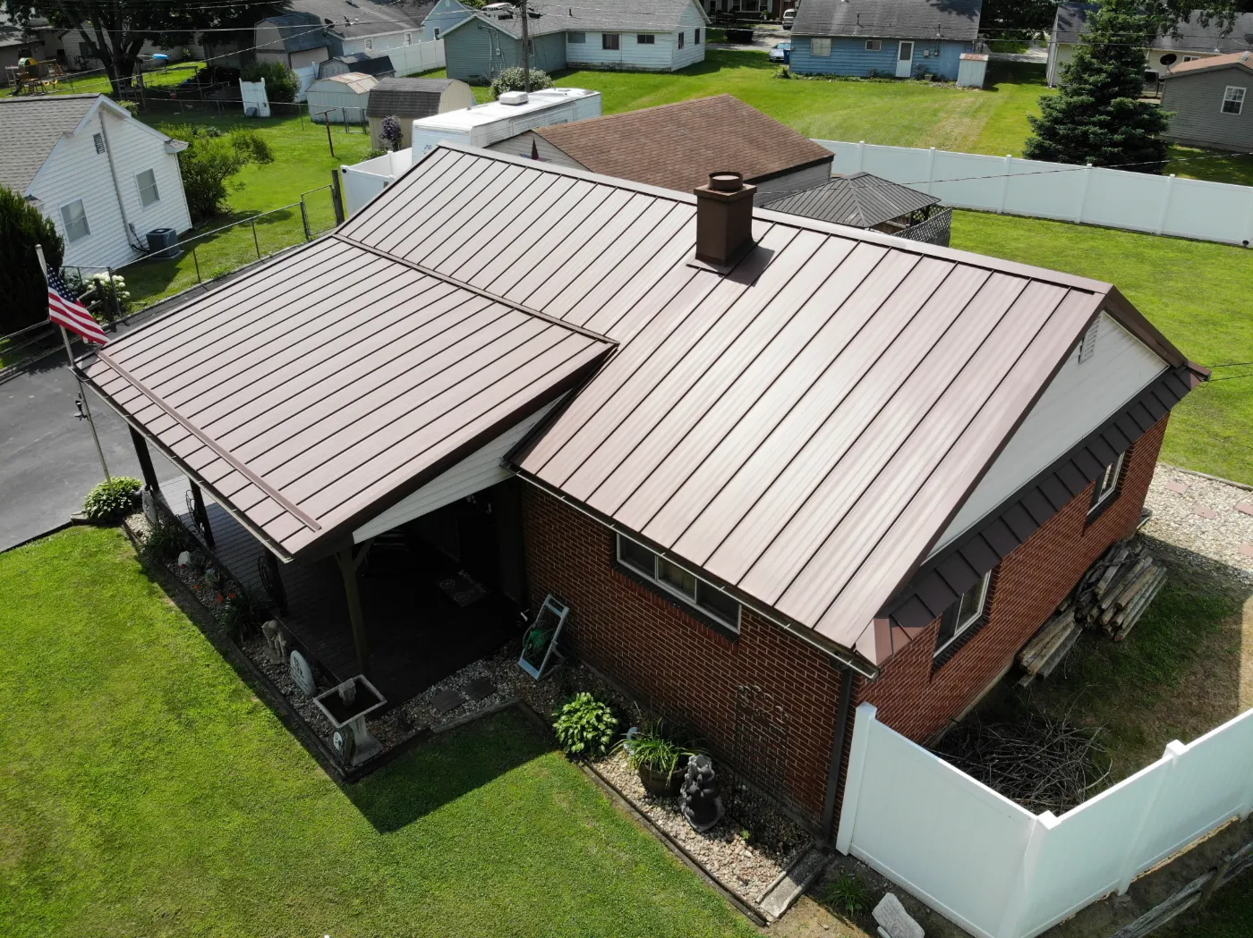 Commercial roof inspection documented in Westwood